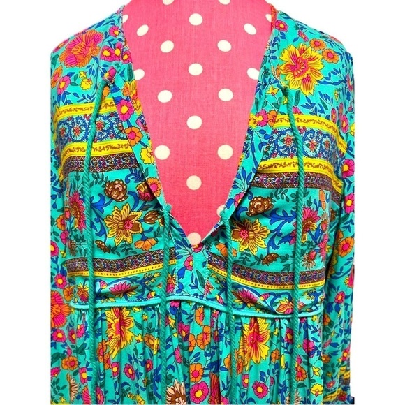 R. Vivimos Bohemian Floral Dress - Picture 13 of 16